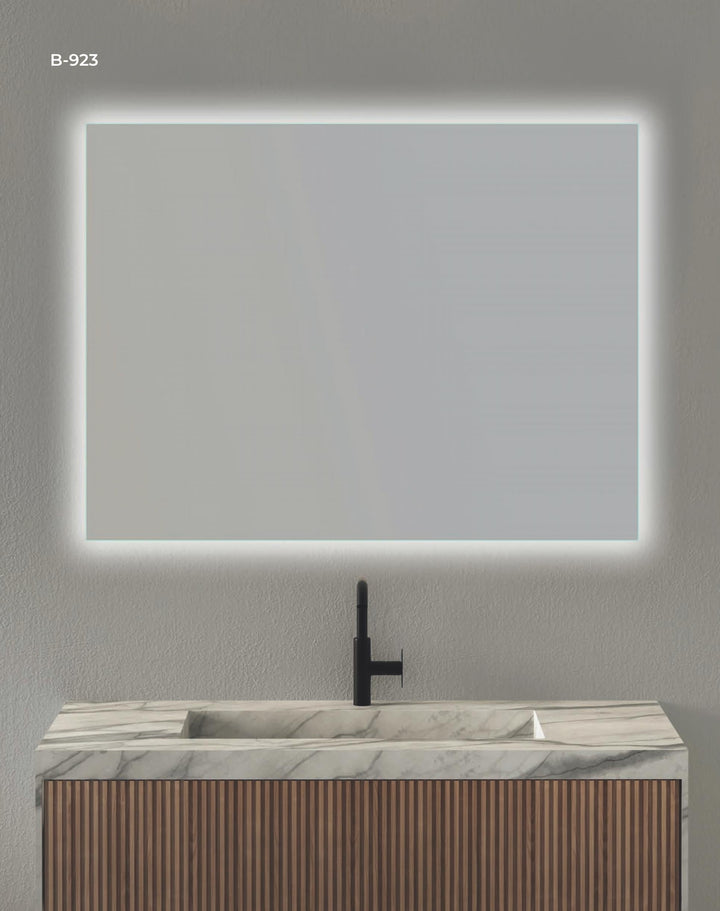 ESPEJO "ALMA 923" CANTO PULIDO CON LUZ LED RETROILUMINADA PREPARADO PARA HORIZONTAL O VERTICAL