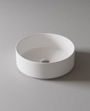 LAVABO "AUSTIN" REDONDO MATERIAL PORCELANA ALTA CALIDAD SIN REBOSADERO