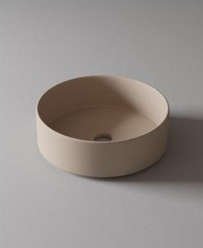 LAVABO "AUSTIN" REDONDO MATERIAL PORCELANA ALTA CALIDAD SIN REBOSADERO