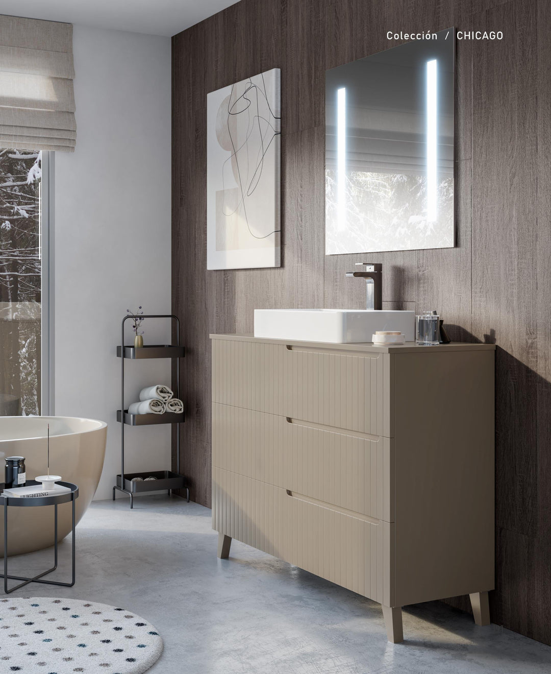 MUEBLE CHICAGO HÉLIADES TRES CAJONES