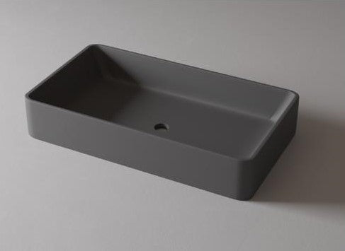 LAVABO "ETNA" RECTANGULAR MATERIAL PORCELANA ALTA CALIDAD SIN REBOSADERO
