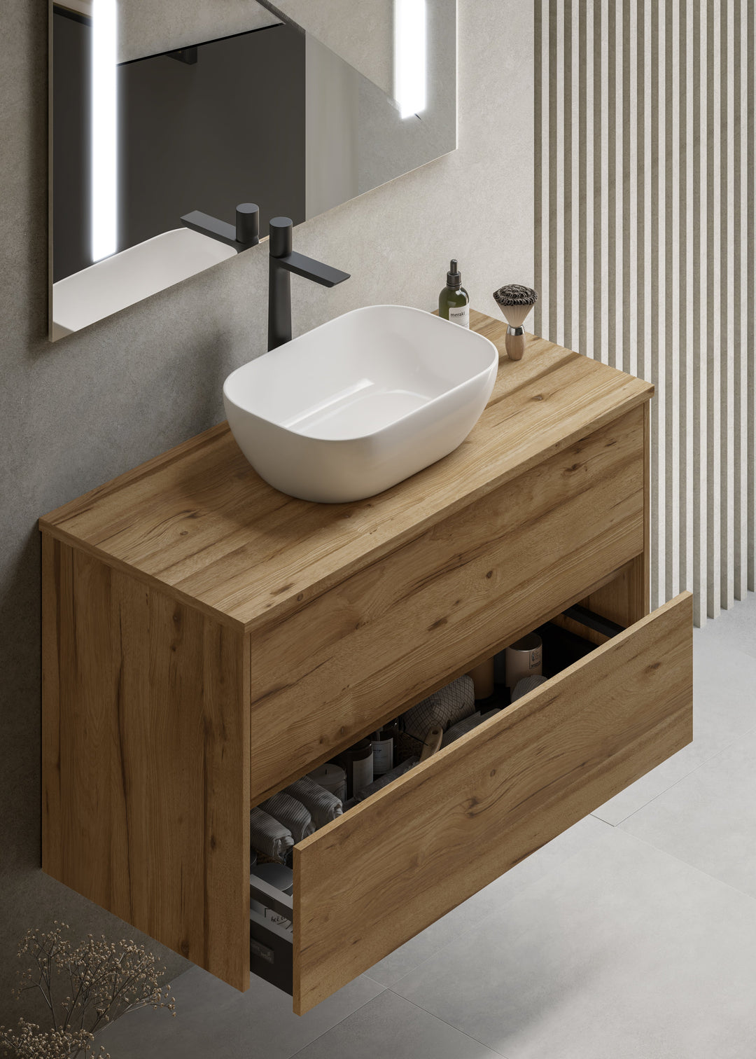 MUEBLE MONTREAL HEMERA DOS CAJONES