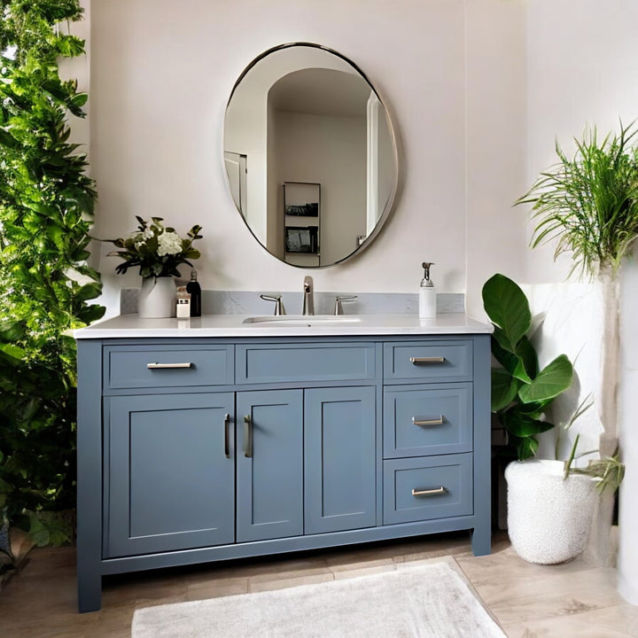 MUEBLE VINTAGE "AZUL NIEBLA"