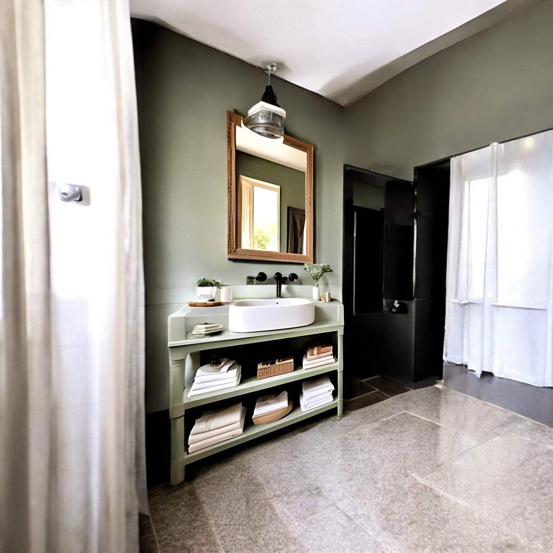 MUEBLE VINTAGE "VERDE BOSQUE"