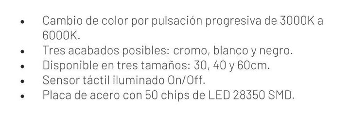 APLIQUE "LEO" CON LUZ LED